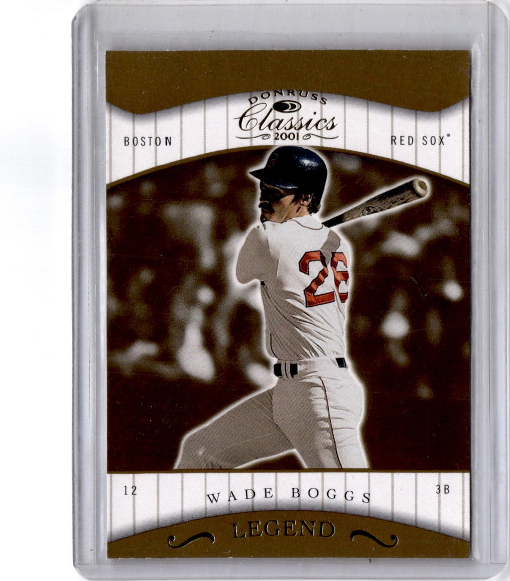 2001 Donruss Classics #176 Wade Boggs Timeless Tributes #/100