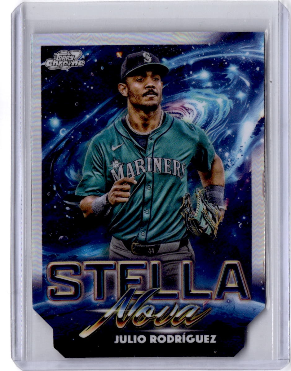 2025 Topps Chrome Cosmic #SN-8 Julio Rodríguez Stella Nova