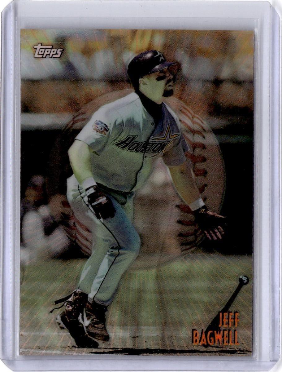 1998 Topps #M17 Jeff Bagwell Mystery Finest Borderless Refractor