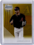 2022 Bowman Sterling #ST-JL Jordan Lawlar Sterling Tek Gold Refractor #/50