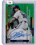 2025 Finest #FA-JBL Jake Bloss Finest Autographs Refractor Green/75