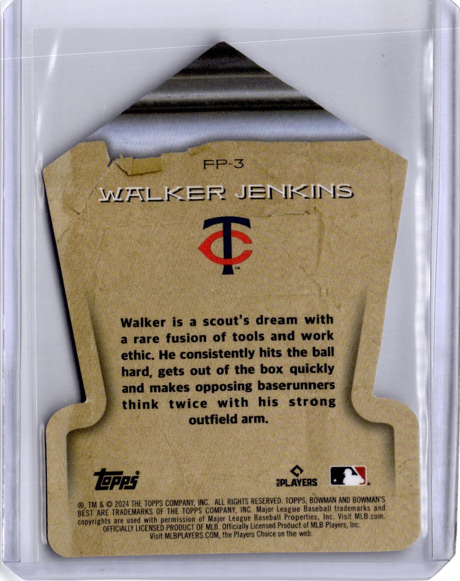 2024 Bowman's Best #FP-3 Walker Jenkins Fabled Phenoms Mini-Diamond Refractor
