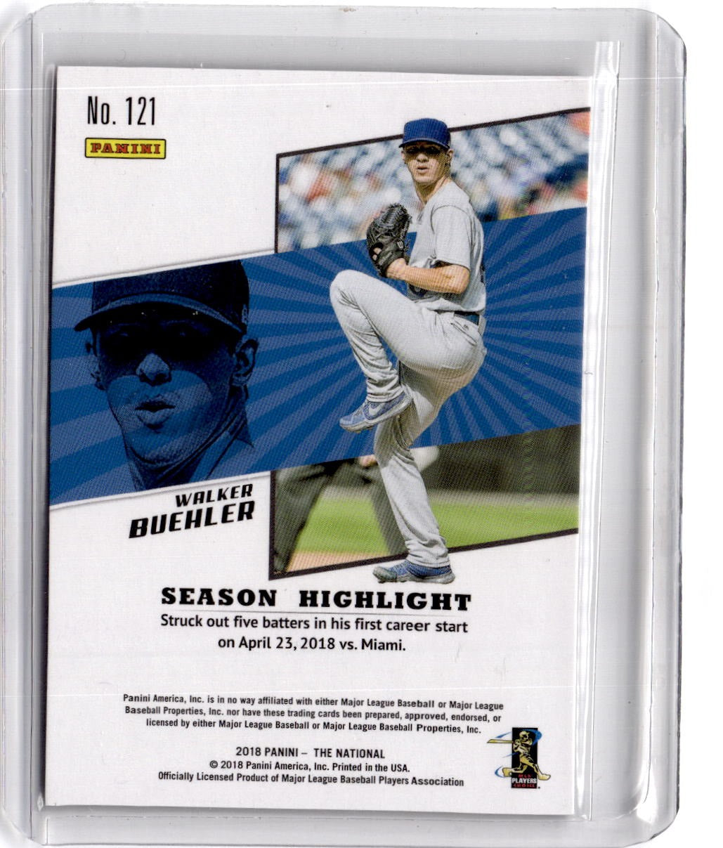 2018 Panini National Sports Collectors Convention #121 Walker Buehler #/399