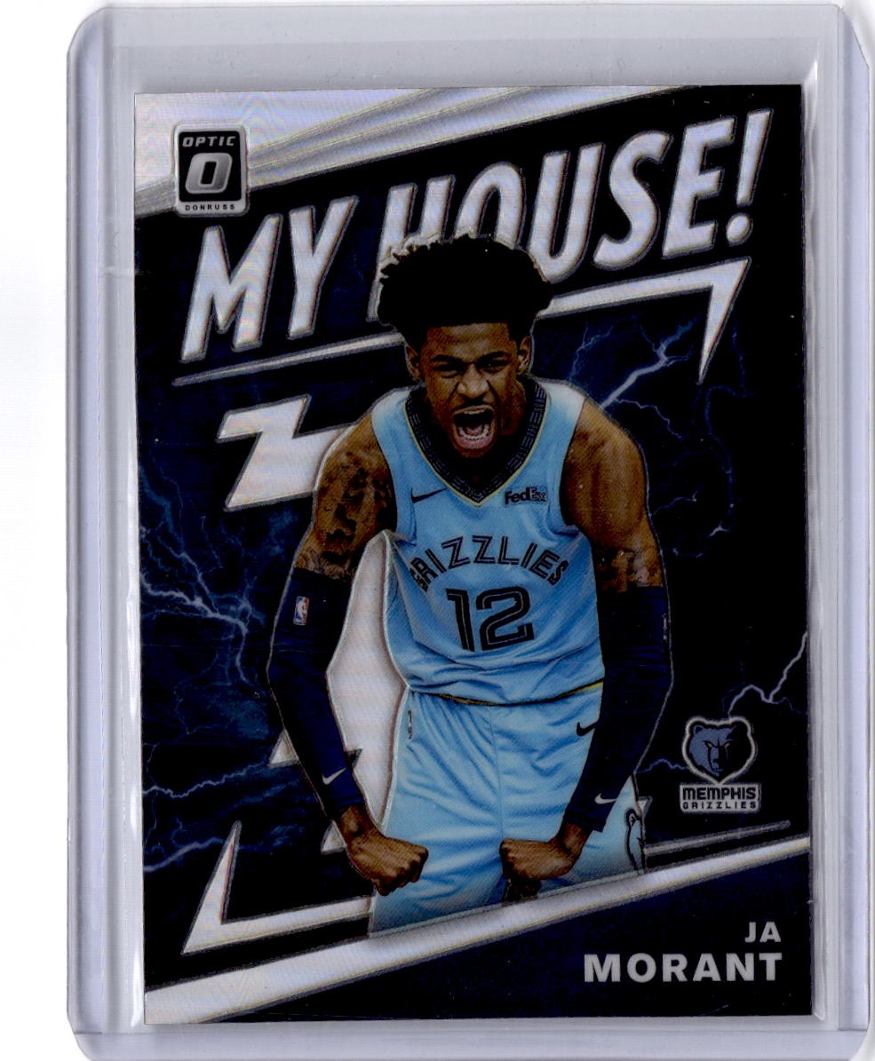 2019-20 Donruss Optic #7 Ja Morant My House! Holo