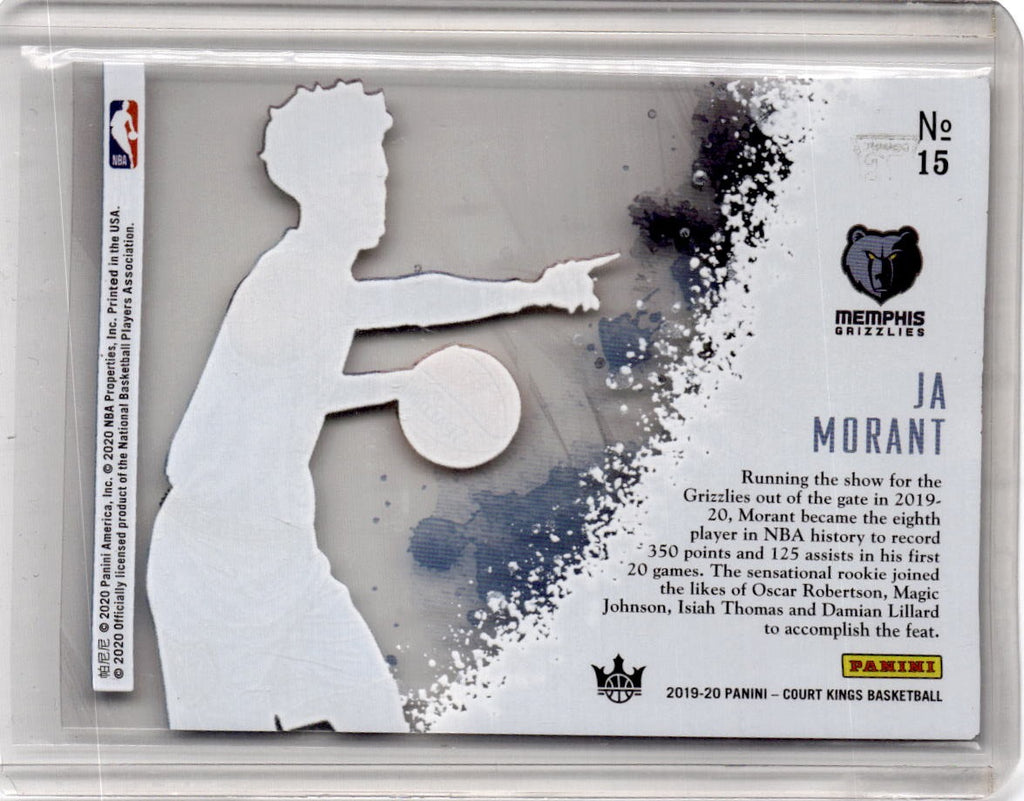 2019-20 Panini Court Kings #15 Ja Morant Acetate Rookies