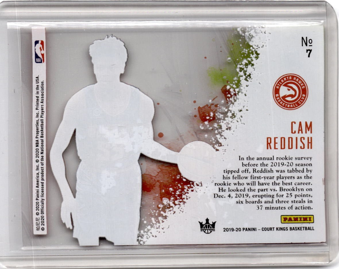 2019-20 Panini Court Kings #7 Cam Reddish Acetate Rookies