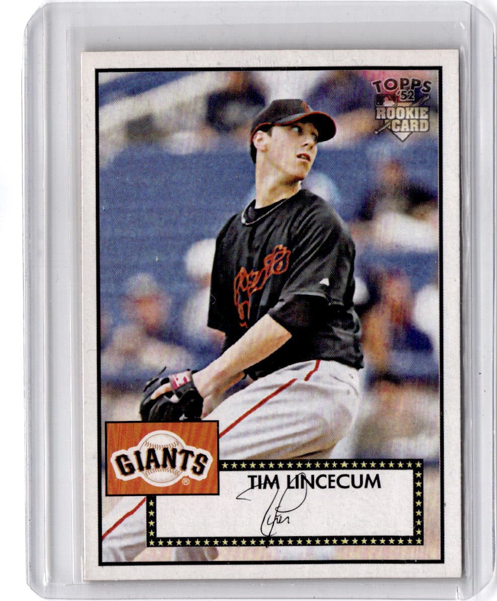 2007 Topps Rookie 1952 Edition #130b Tim Lincecum : Action