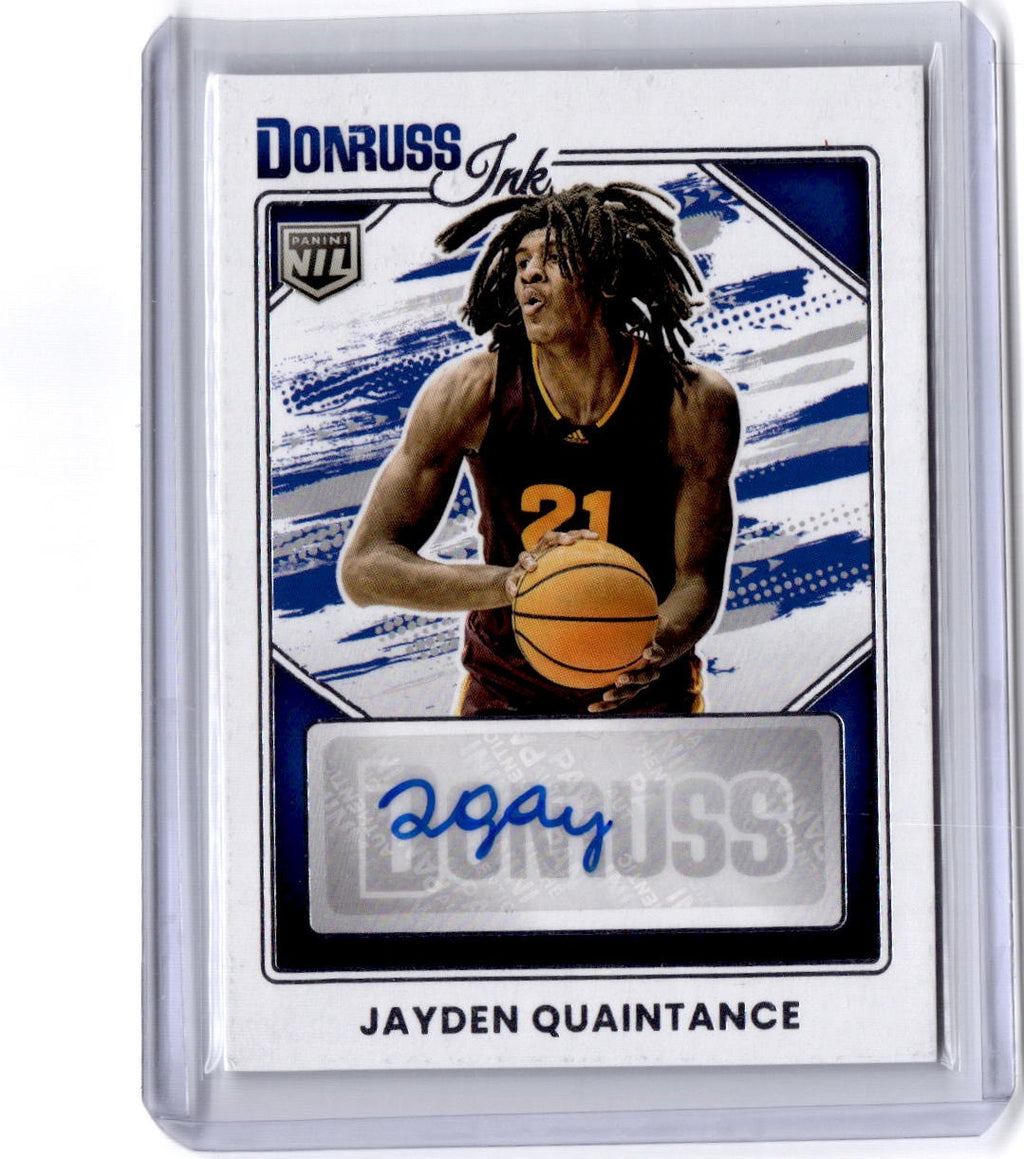 2025-26 Donruss #INK-JYQ Jayden Quaintance Donruss Ink