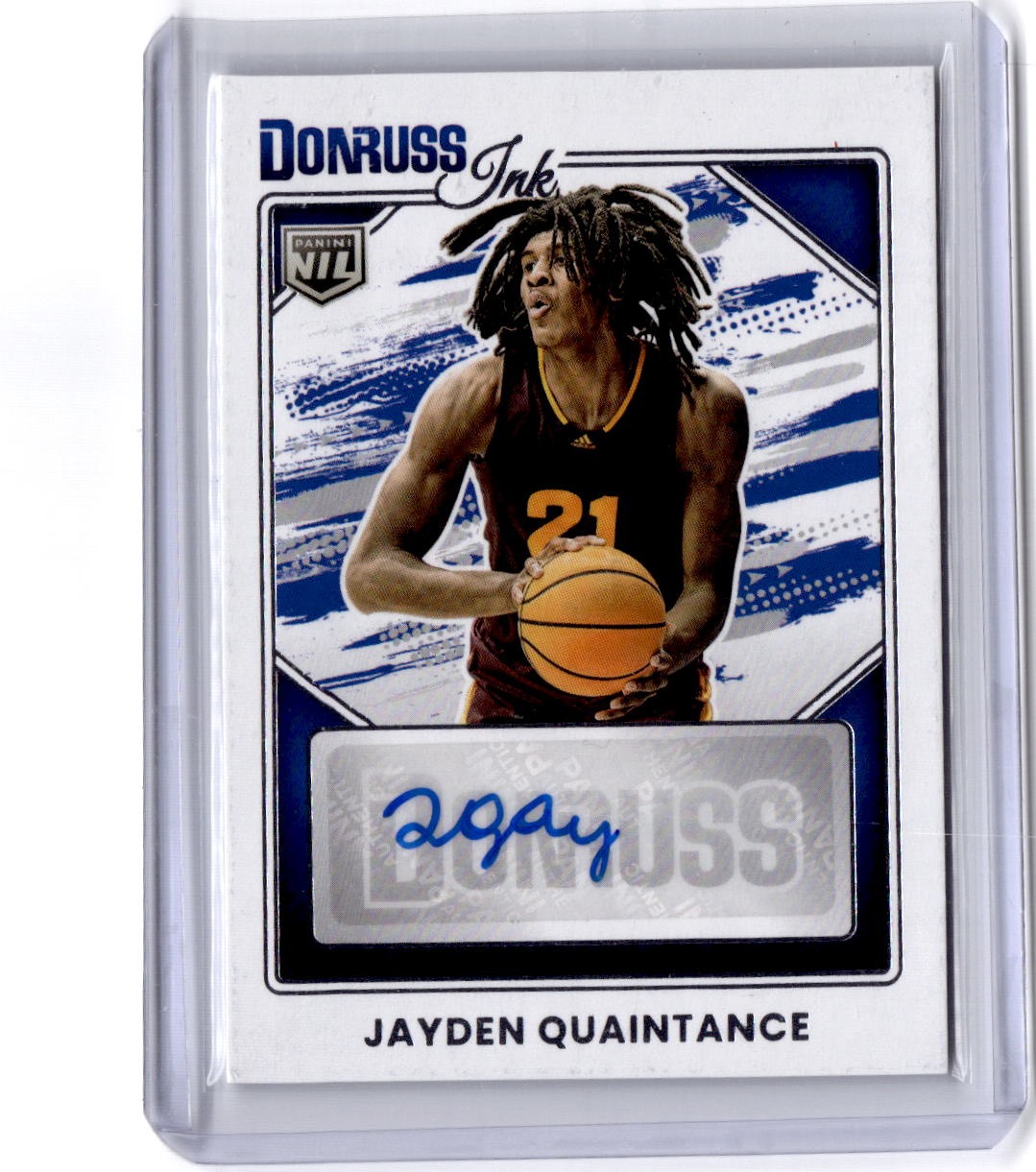 2025-26 Donruss #INK-JYQ Jayden Quaintance Donruss Ink