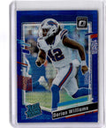 2023 Donruss Optic #212 Dorian Williams Blue Hyper