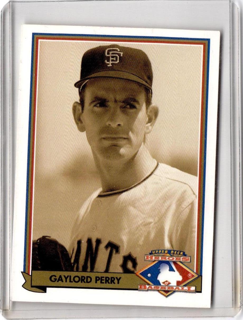 1991 Upper Deck #H2 Gaylord Perry Heroes of Baseball