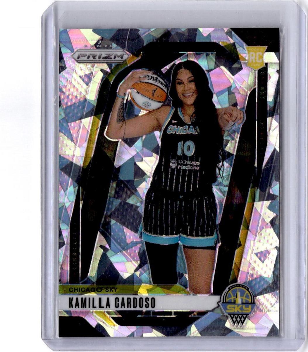 2024 Panini Prizm WNBA #149 Kamilla Cardoso Ice Prizm