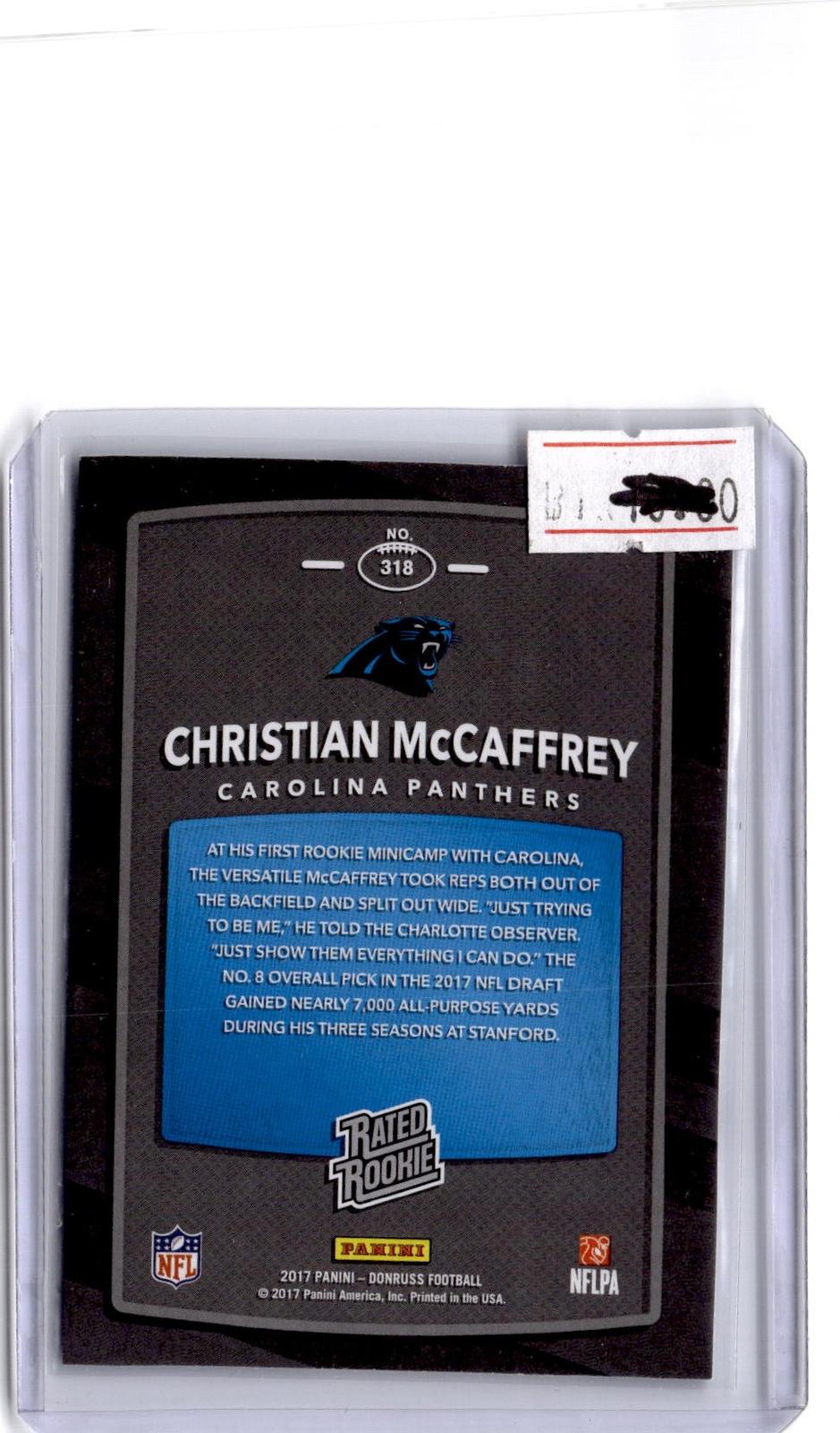 2017 Donruss #318 Christian McCaffrey