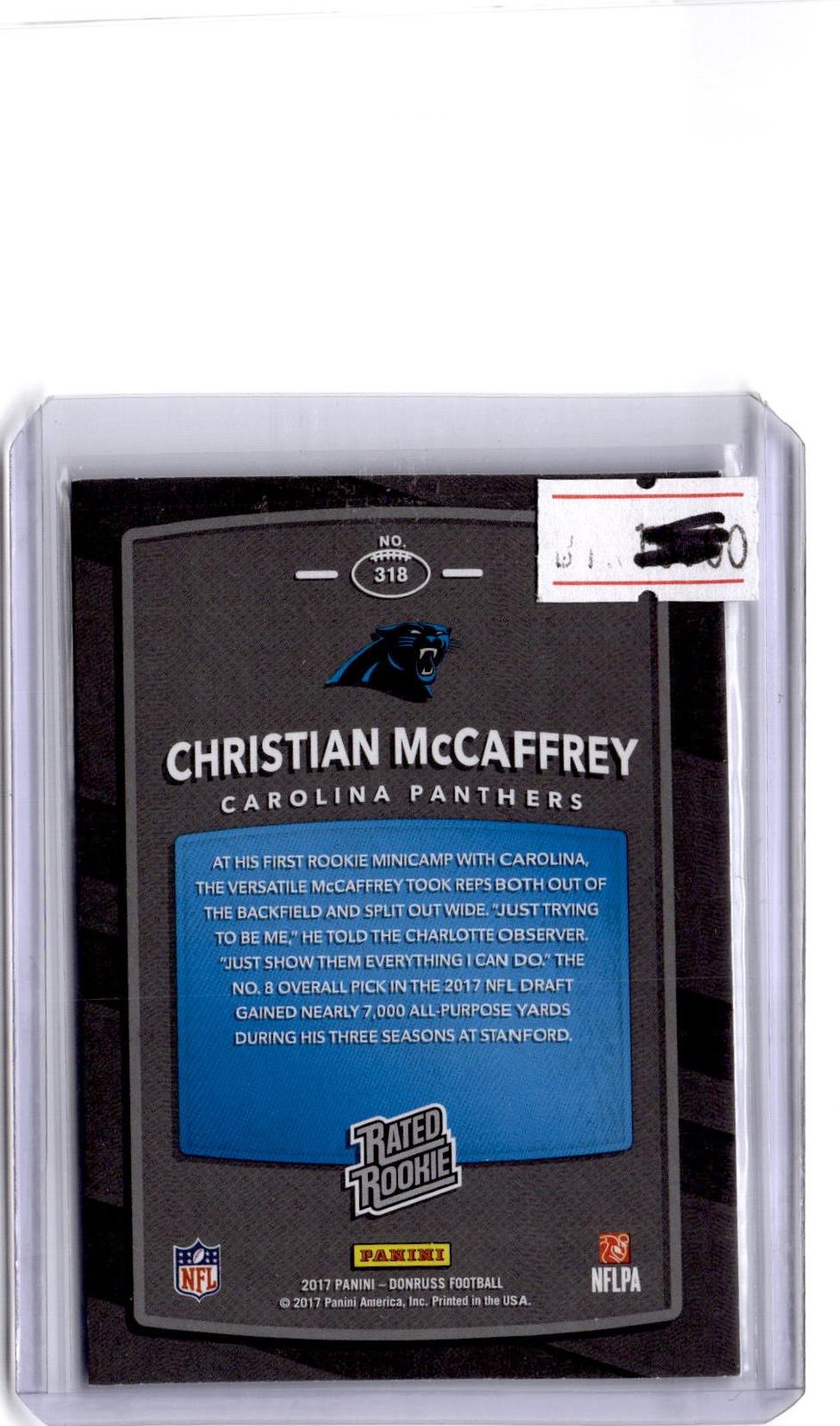 2017 Donruss #318 Christian McCaffrey