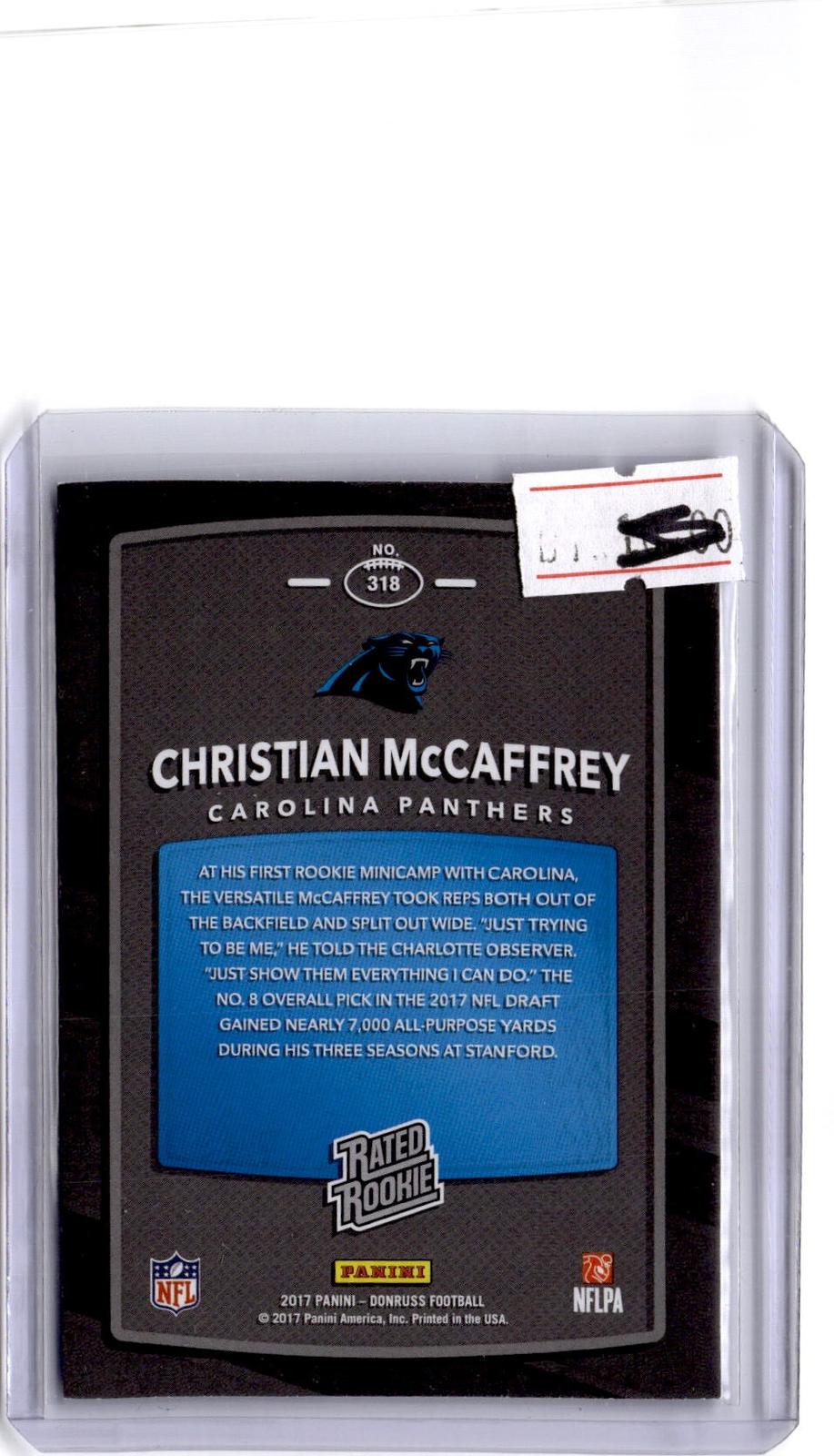 2017 Donruss #318 Christian McCaffrey
