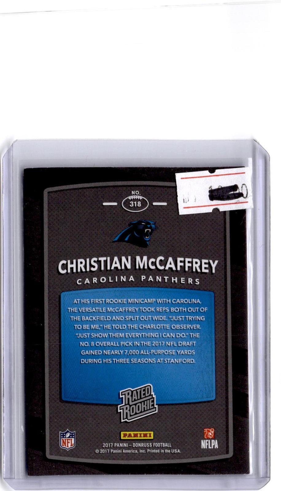 2017 Donruss #318 Christian McCaffrey