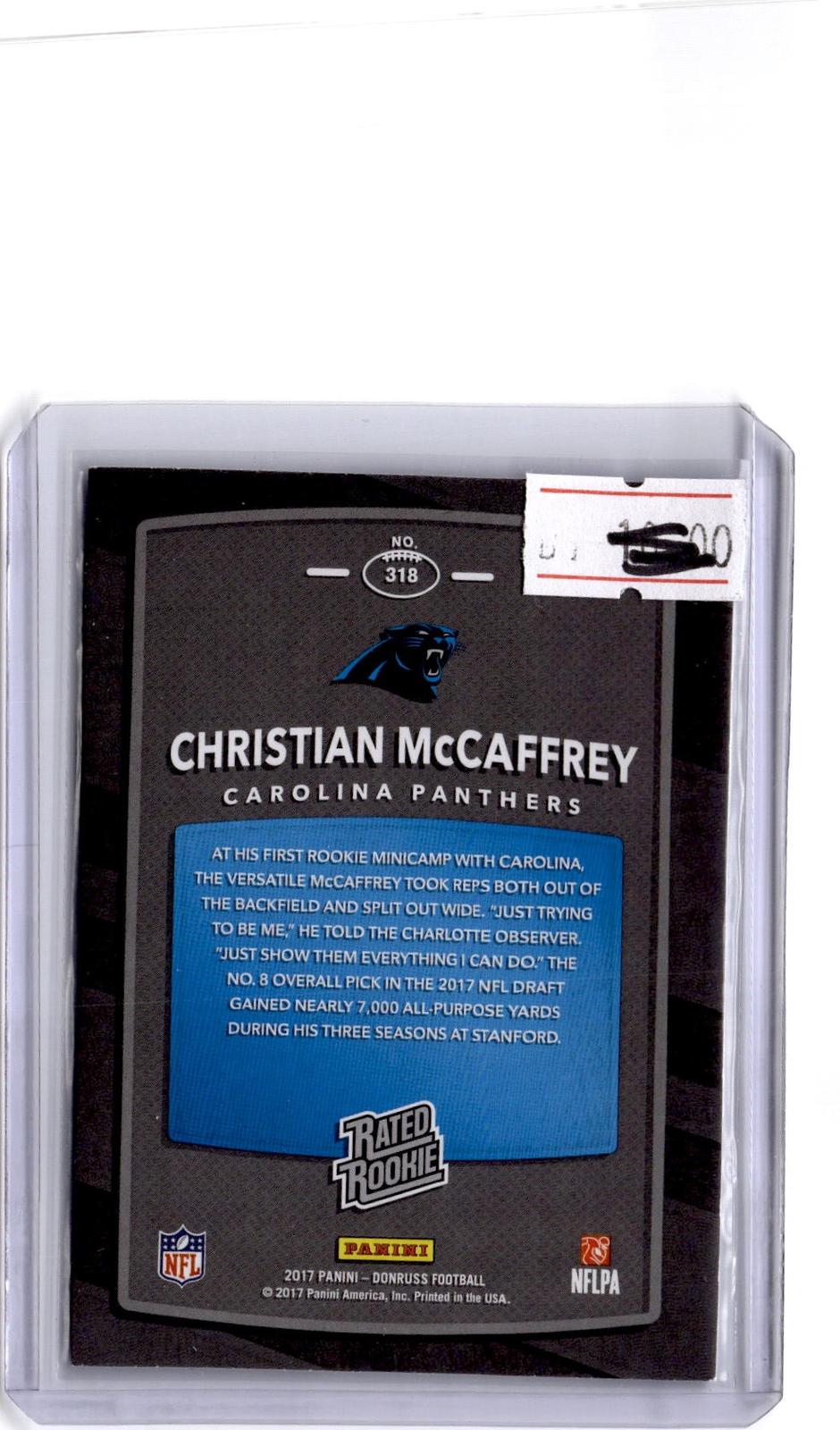 2017 Donruss #318 Christian McCaffrey