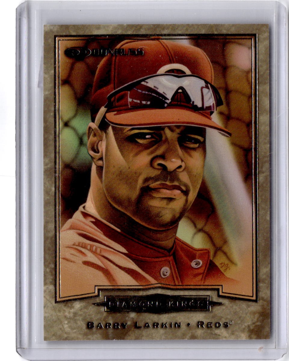 1998 Donruss #15 Barry Larkin Diamond Kings #/10000