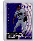1998 Pinnacle #E21 Greg Maddux Epix Purple