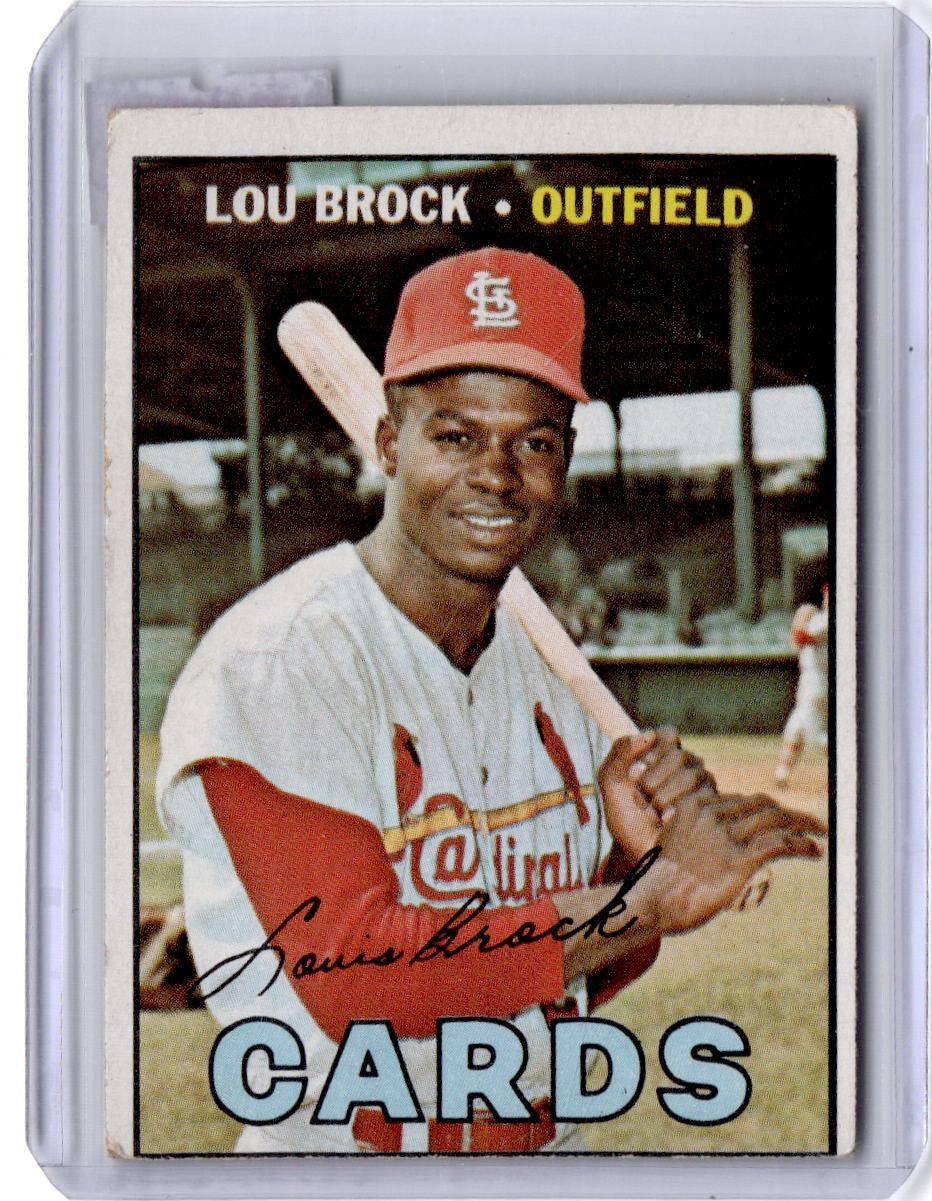 1967 Topps #285 Lou Brock
