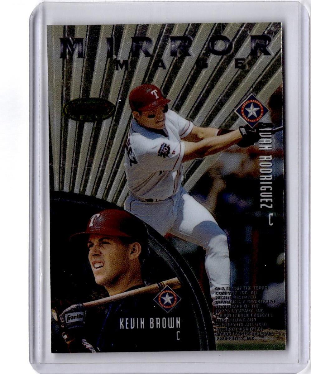 1997 Bowman's Best  Ivan Rodriguez / Kevin Brown / Mike Piazza /Marrero Image