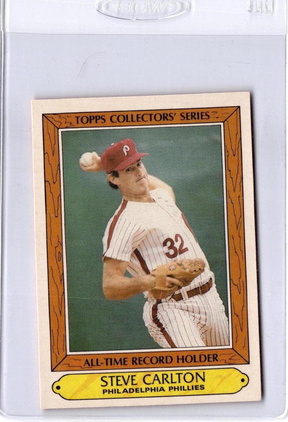 1985 Topps Woolworth All Time Record Holders #6 Steve Carlton