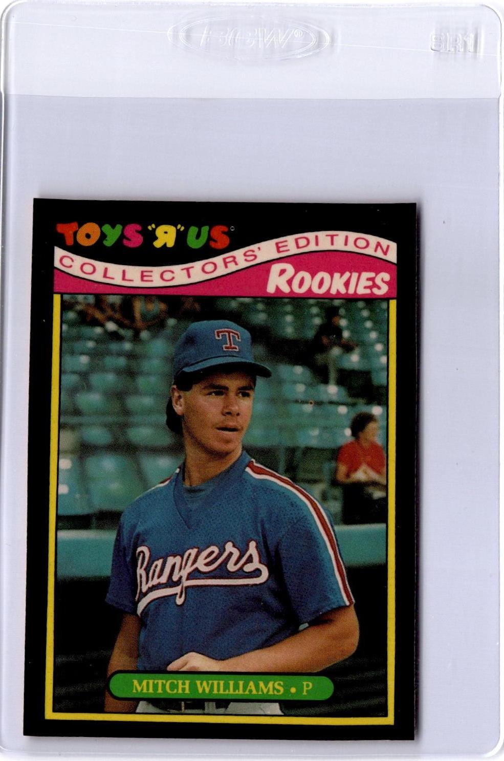 1987 Topps Toys "R" Us Rookies #32 Mitch Williams