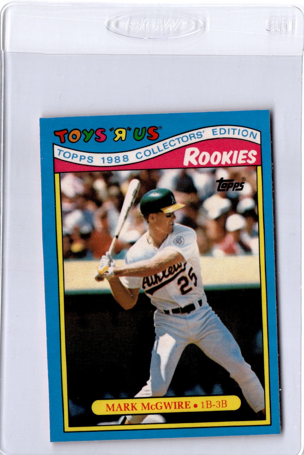 1988 Topps Toys "R" Us Rookies #19 Mark McGwire