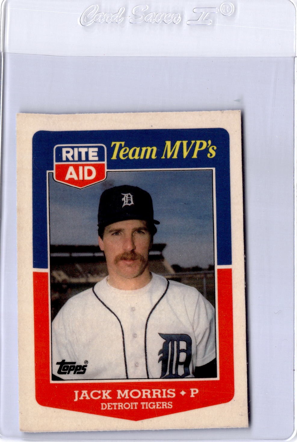 1988 Topps Rite-Aid Team MVP's #27 Jack Morris