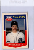 1988 Topps Rite-Aid Team MVP's #27 Jack Morris