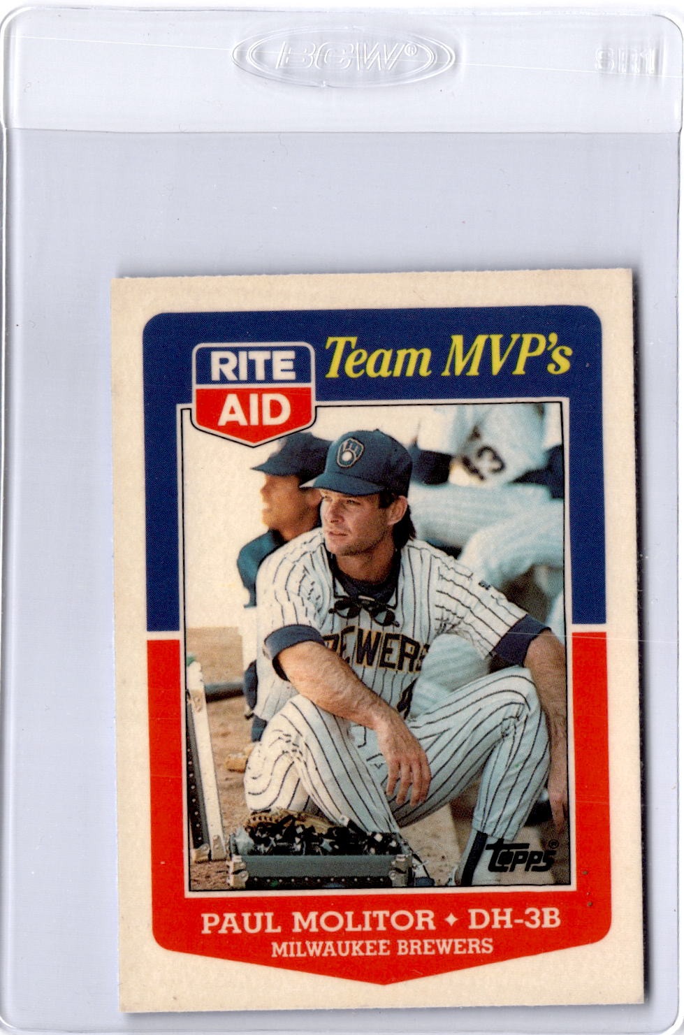 1988 Topps Rite-Aid Team MVP's #20 Paul Molitor