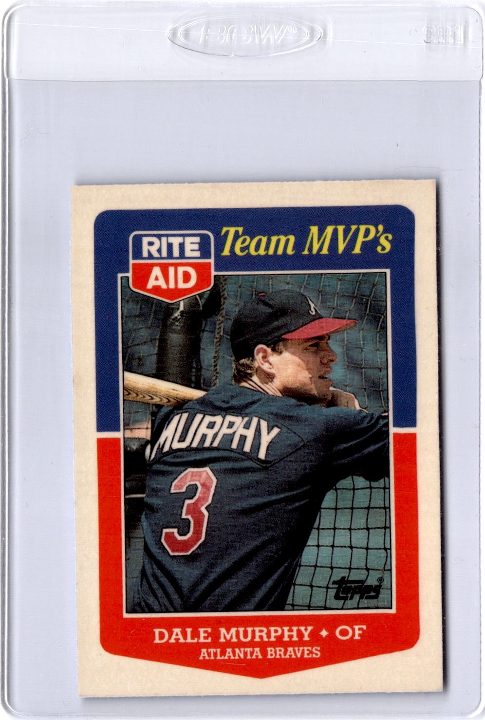 1988 Topps Rite-Aid Team MVP's #1 Dale Murphy