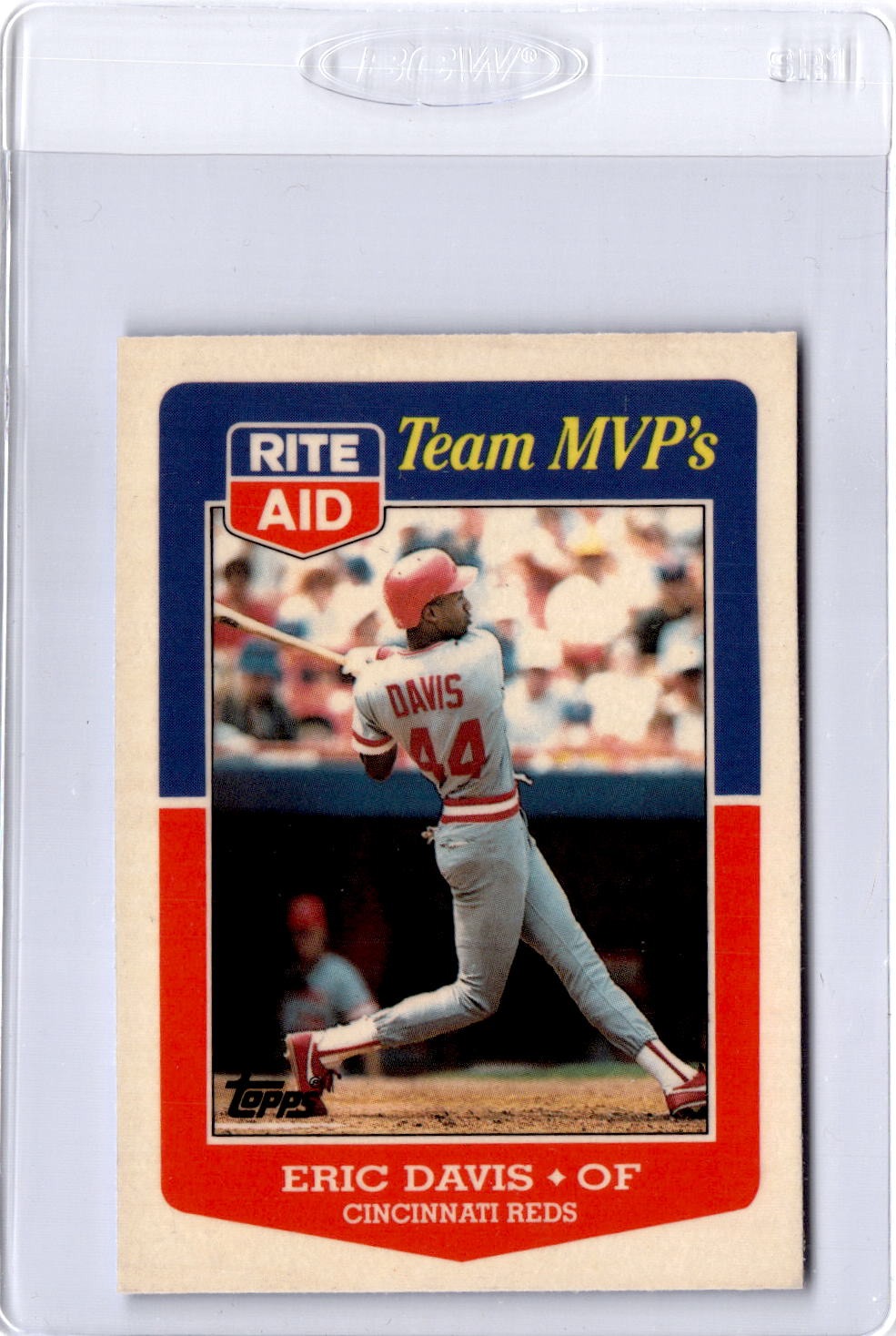 1988 Topps Rite-Aid Team MVP's #3 Eric Davis