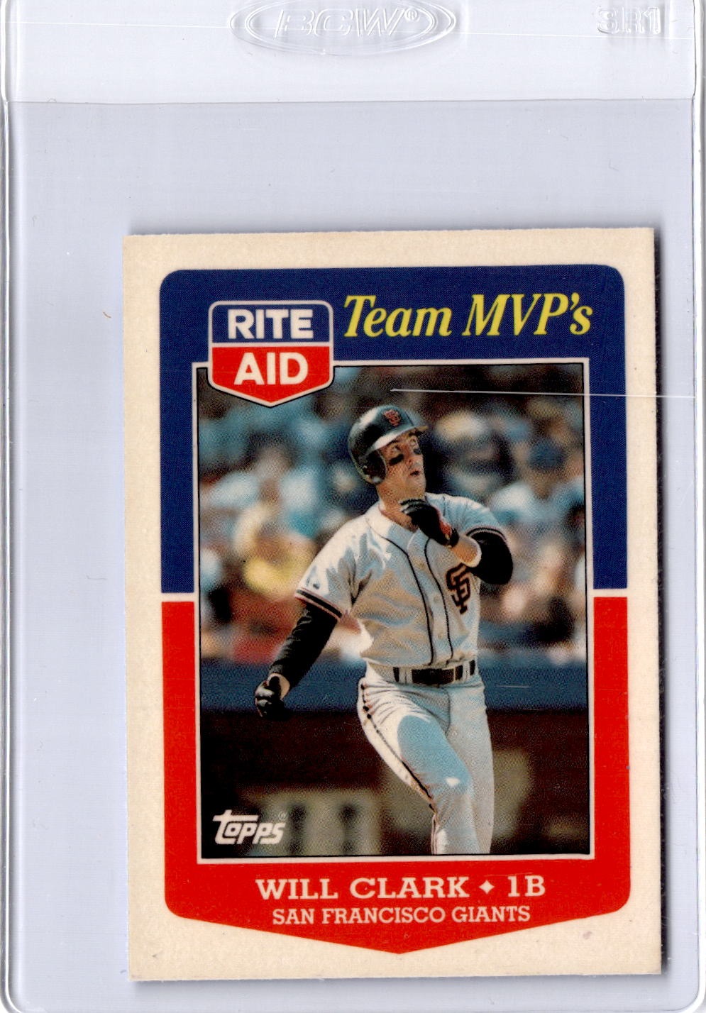 1988 Topps Rite-Aid Team MVP's #12 Will Clark