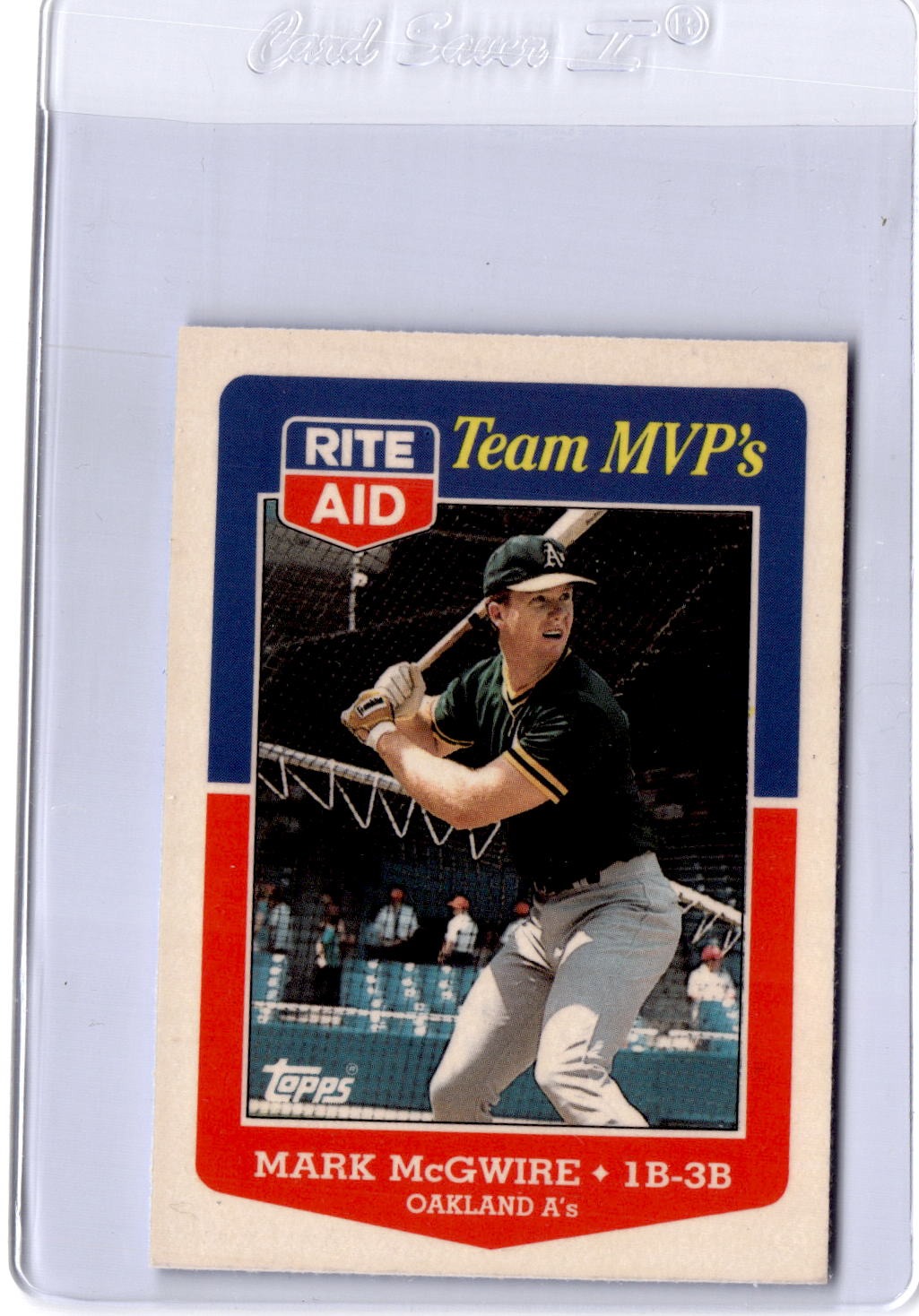 1988 Topps Rite-Aid Team MVP's #23 Mark McGwire