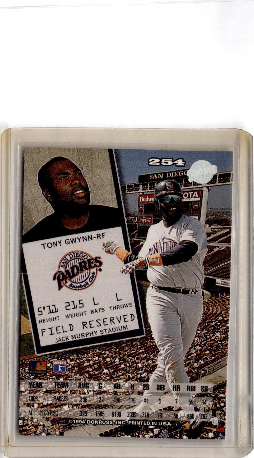 1994 Leaf #254 Tony Gwynn