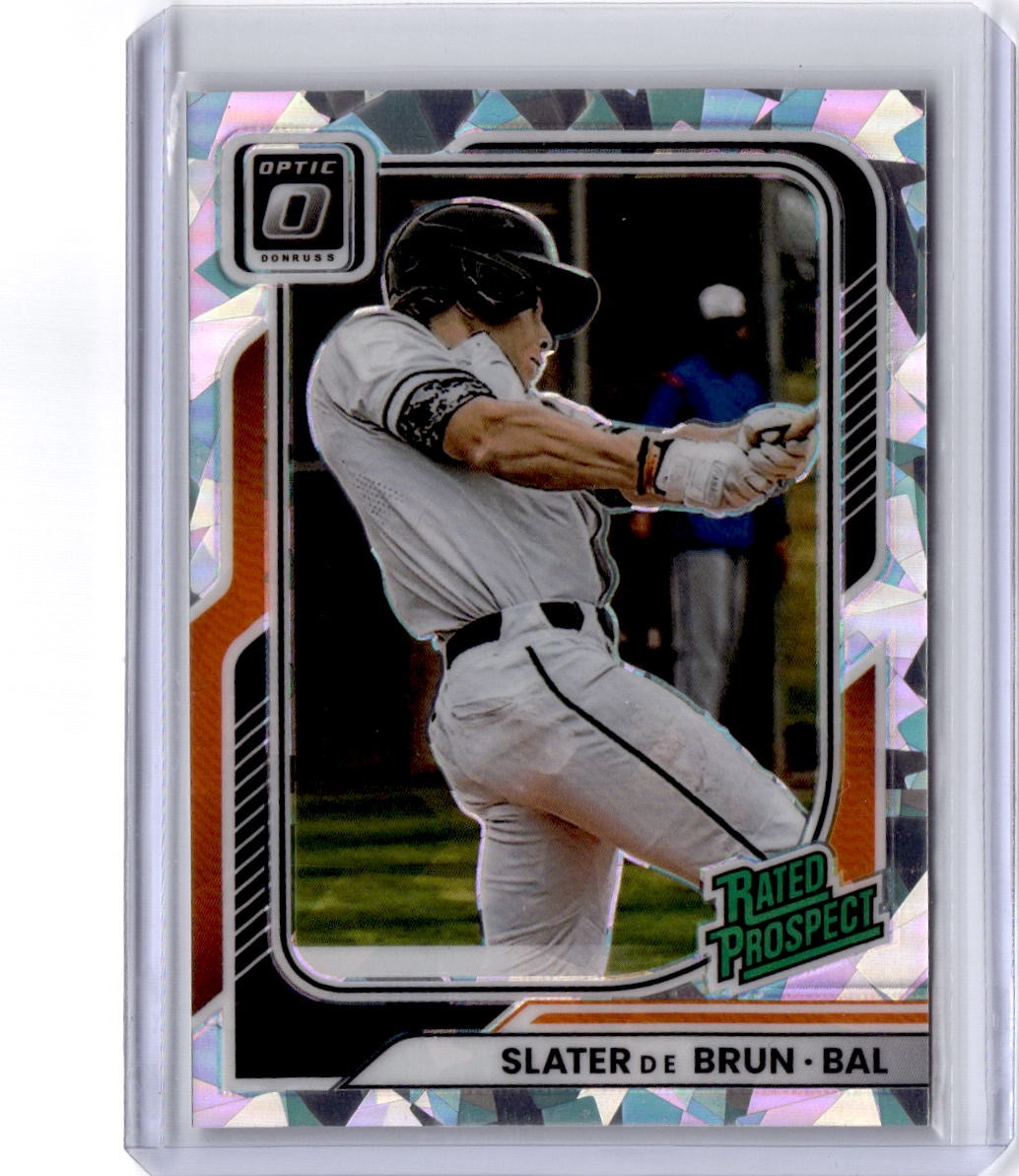 2026 Donruss #161 Slater De Brun Optic Cracked Ice #/25