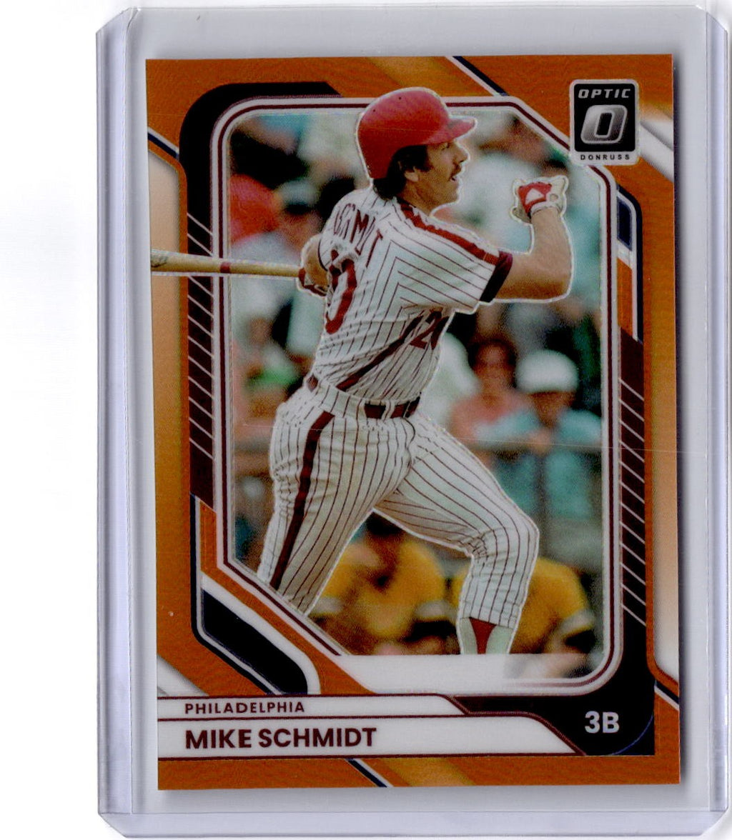 2026 Donruss #80 Mike Schmidt Optic Orange #/199