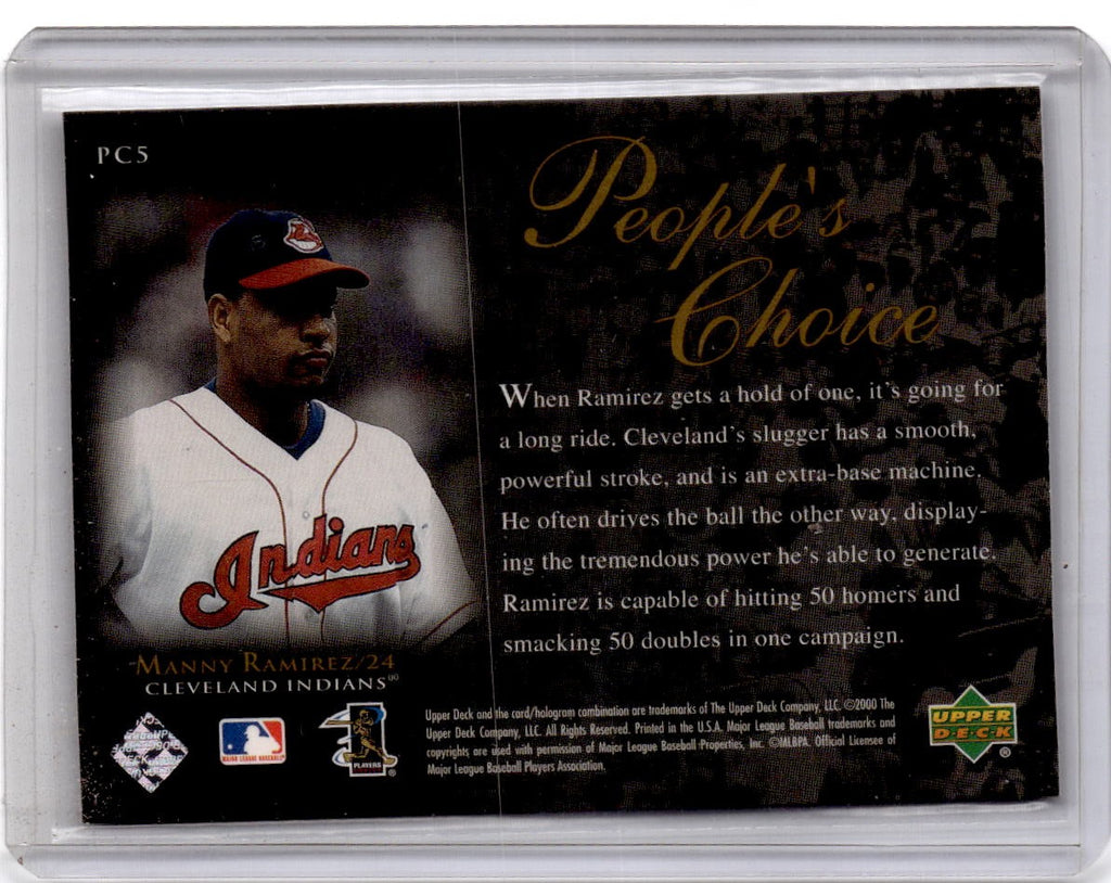 2000 Upper Deck #PC5 Manny Ramirez People's Choice