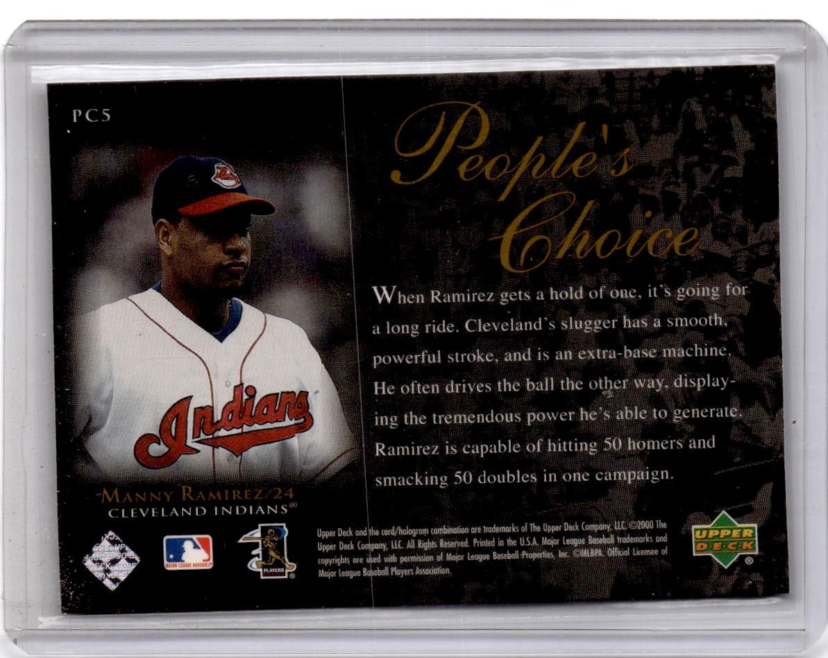 2000 Upper Deck #PC5 Manny Ramirez People's Choice