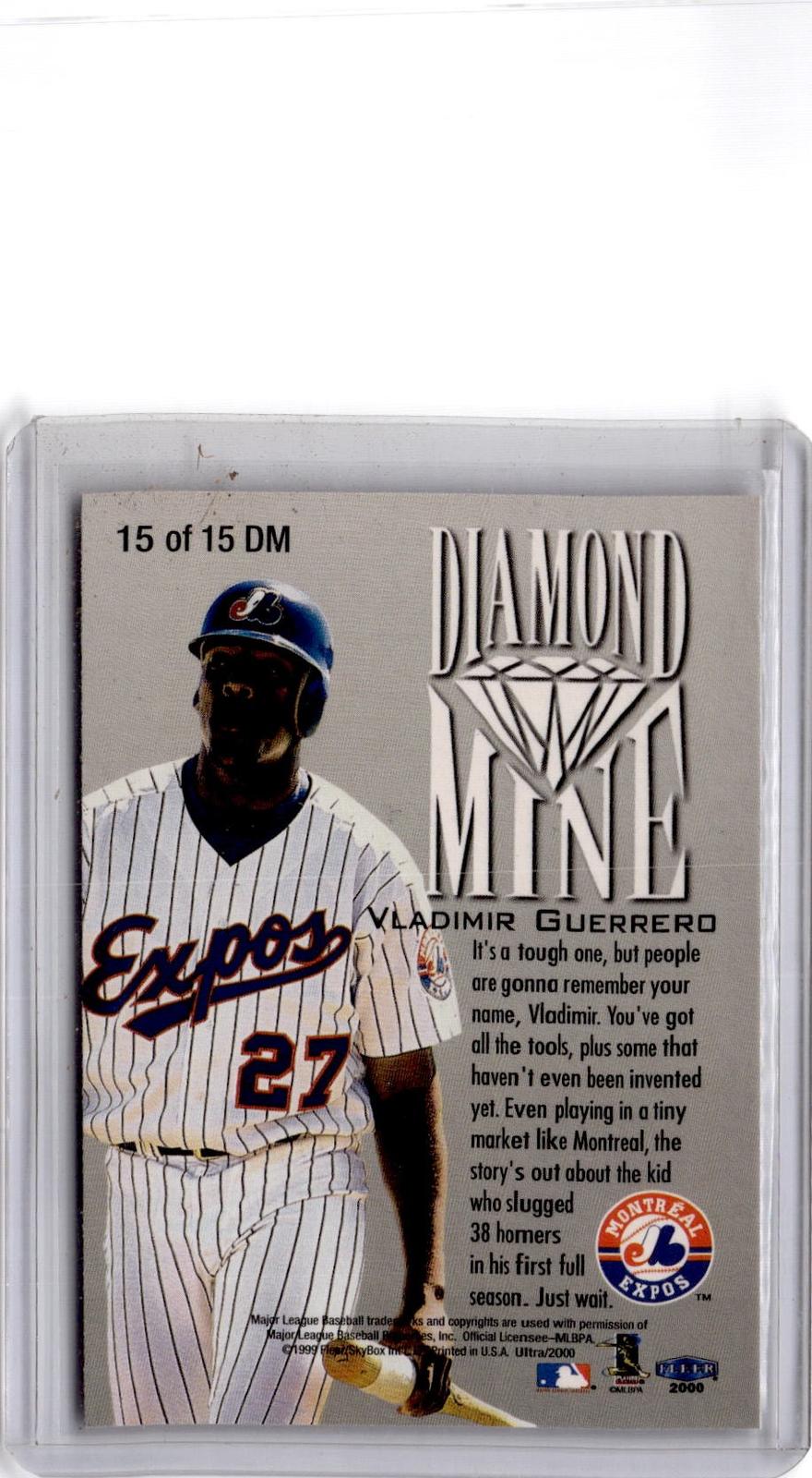 2000 Ultra #15 DM Vladimir Guerrero Diamond Mine