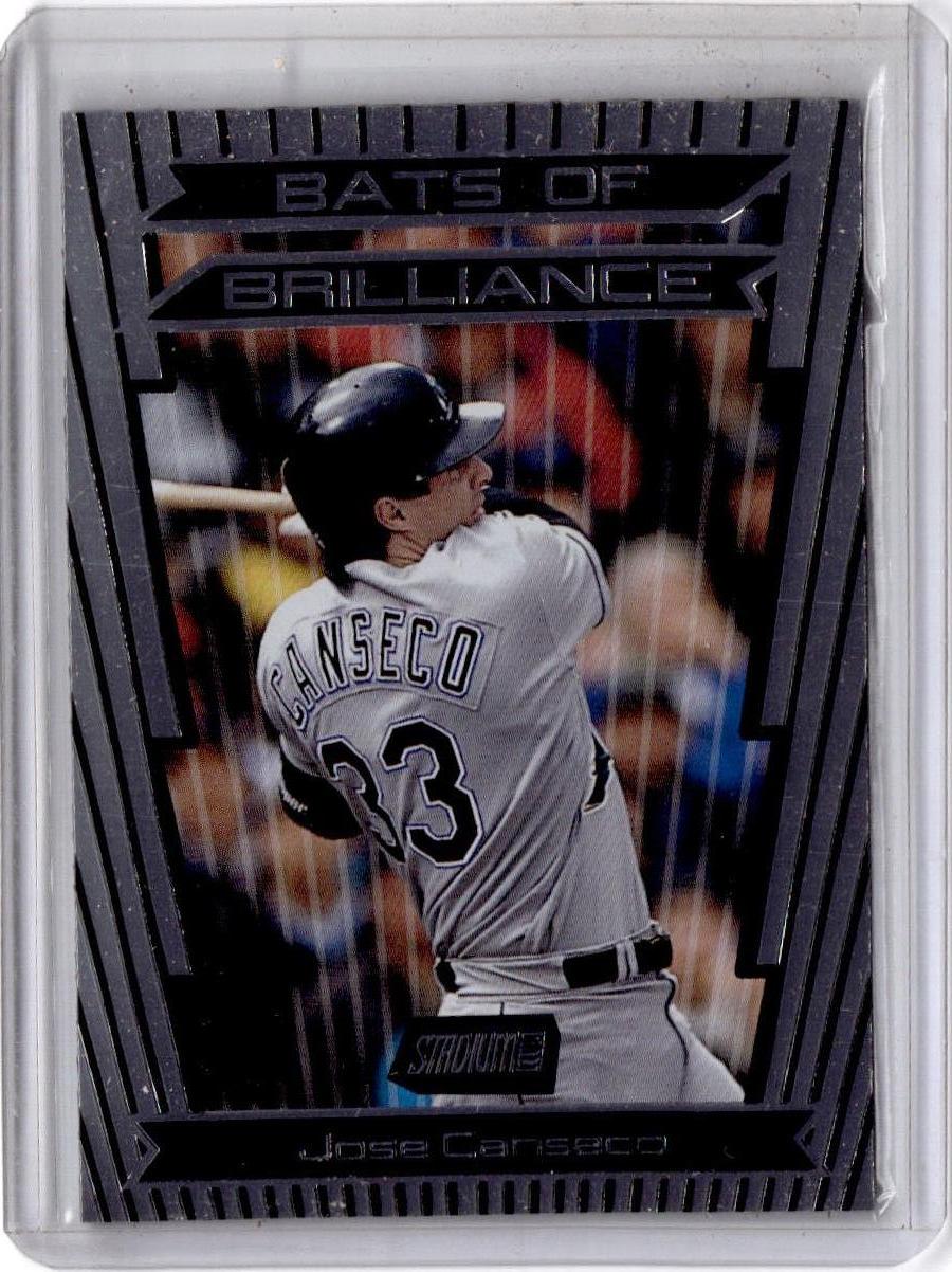 2000 Stadium Club #BB3 Jose Canseco Bats of Brilliance Die Cut