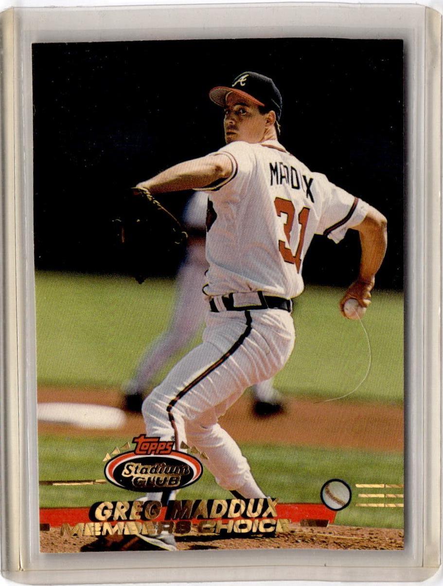 1993 Stadium Club #750a Greg Maddux Members Only