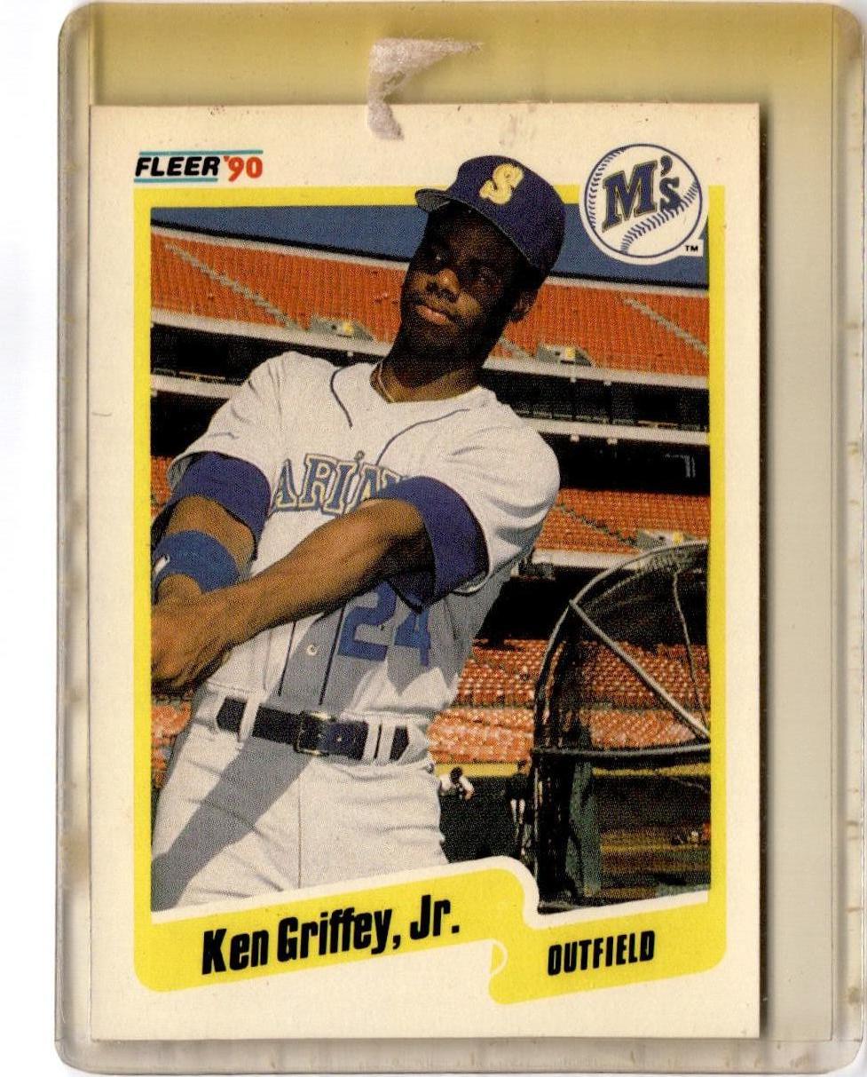 1990 Fleer #513b Ken Griffey, Jr.