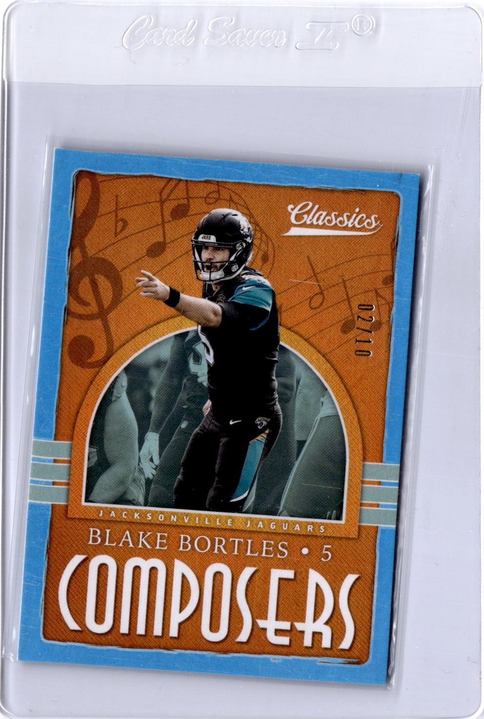 2018 Panini Classics #17 Blake Bortles Composers Blue #/10