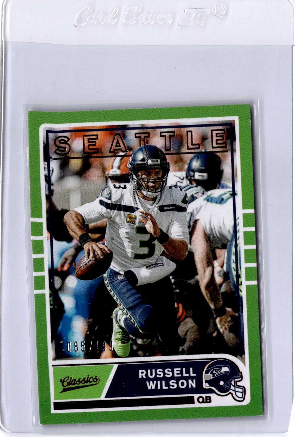 2019 Panini Chronicles #C-31 Russell Wilson Classics Red #/199