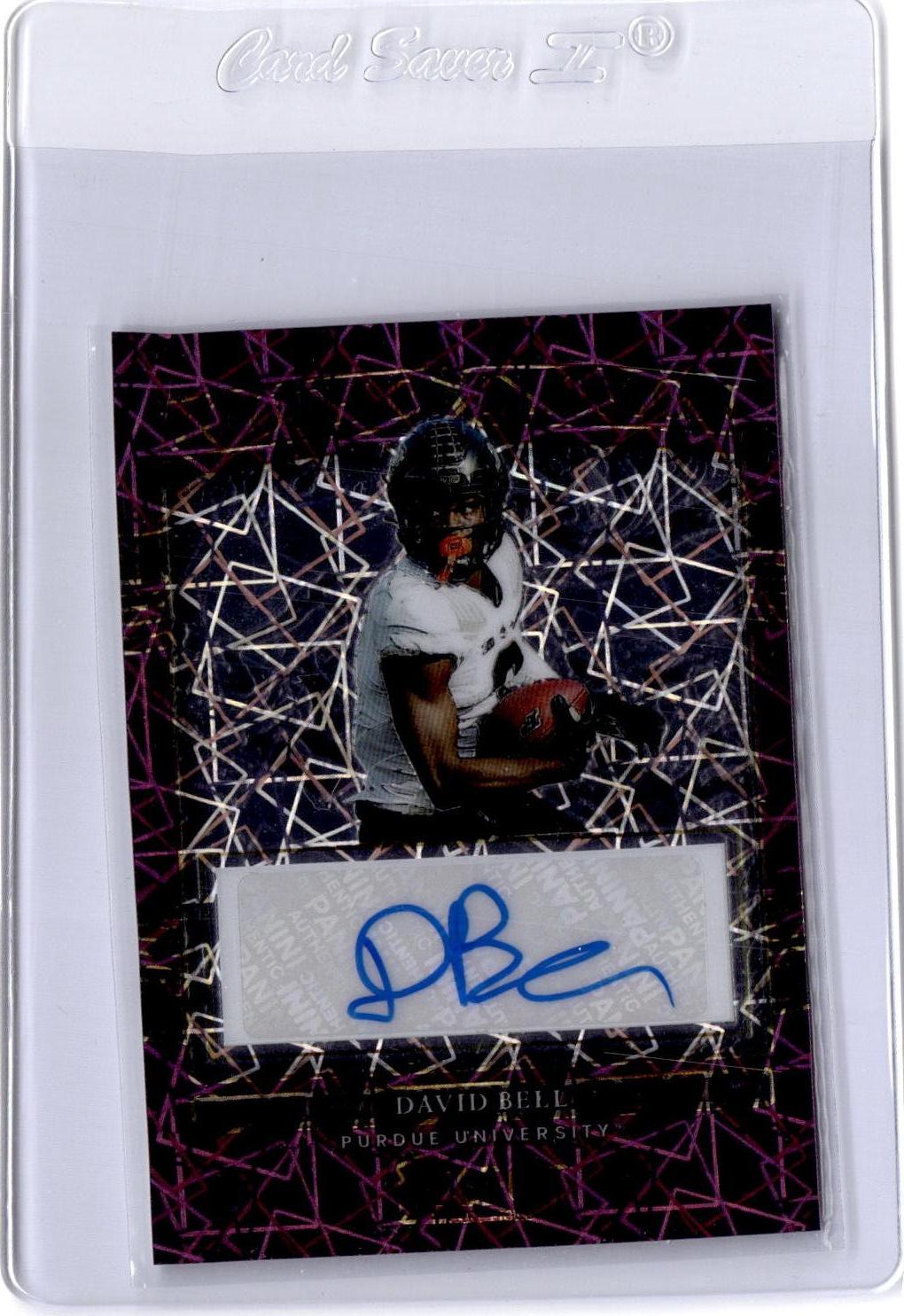 2022 Select Draft Picks David Bell Youth Explosion Auto Purple Lazer Prizm #/89