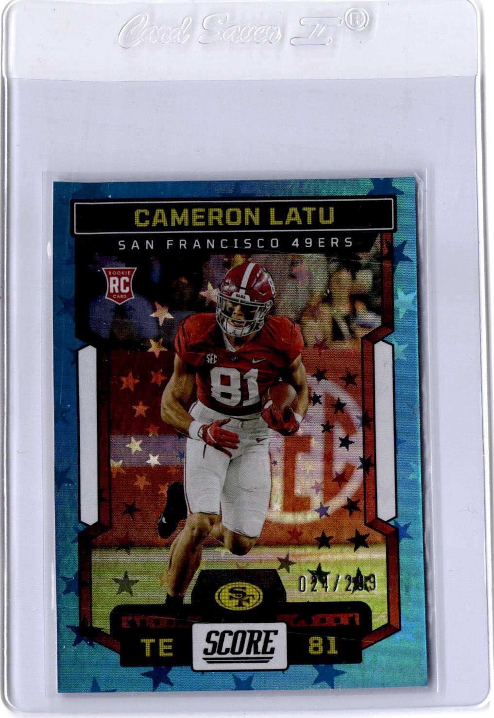 2023 Score #343 Cameron Latu Stars #/299