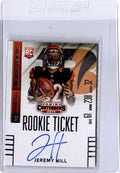 2014 Panini Contenders #232 Jeremy Hill Autograph