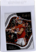 2022 Panini Select Draft Picks #136 Trevor Lawrence White Lazer Prizm